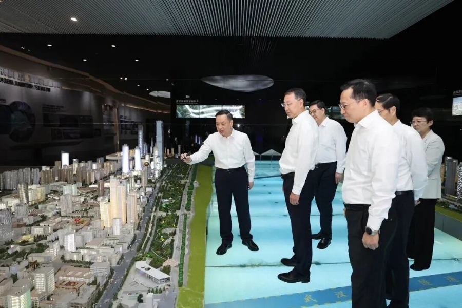 关志鸥在武汉市调研